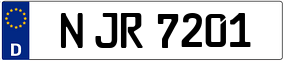 Truck License Plate